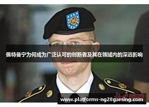 佩特曼宁为何成为广泛认可的创新者及其在领域内的深远影响